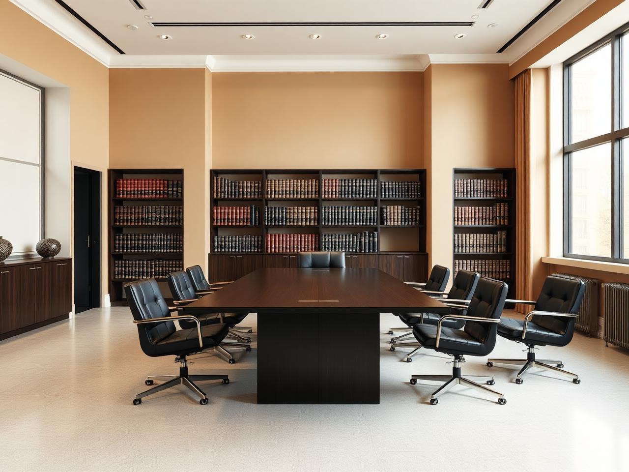 The Lesedi Legal Chambers boardroom in Sandton